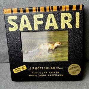 Safari Animals African Full Color Photography Coffee Table Adventure Book